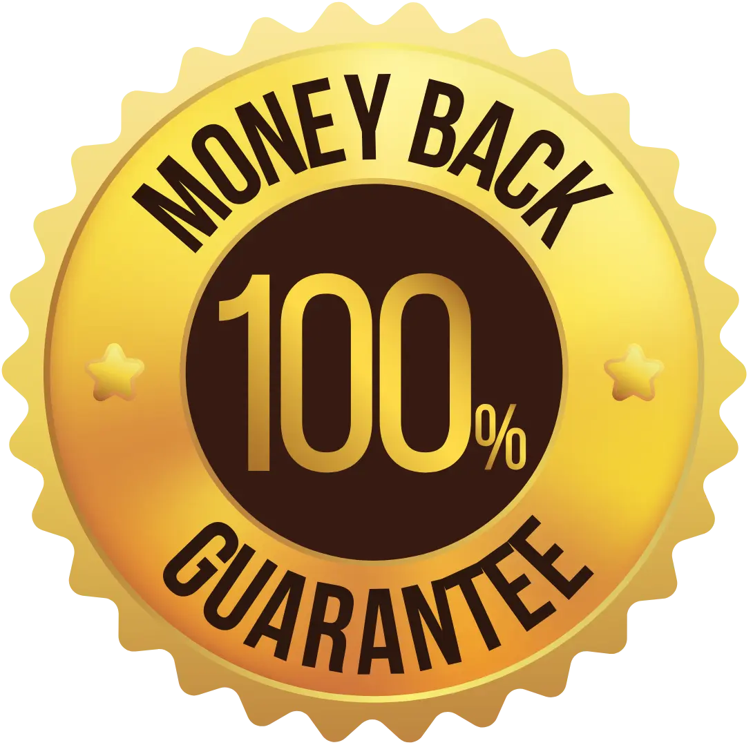 Ikaria Lean Belly Juice money back guarantee badge